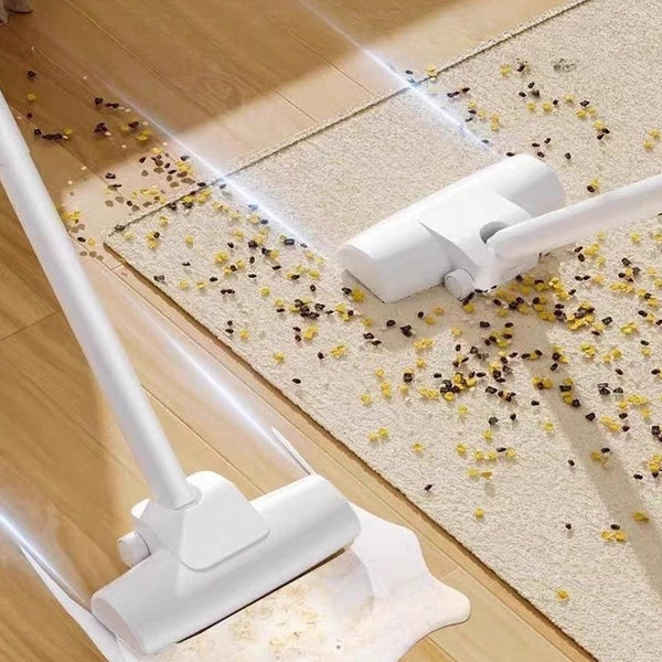 Aspirador de Pó Portátil 2 em 1 Sem Fio – Limpeza Multifuncional para Casa