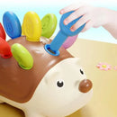 Brinquedo Sensorial Infantil Porco-Espinho Montessori – Jogo Educativo de Habilidades Motoras