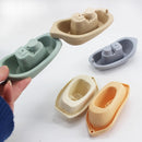Brinquedo de Banho Infantil Barquinhos Empilháveis – Kit 5 Peças Educativo para Água