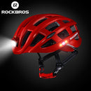 Capacete Ciclismo com Lanterna Profissional Masculino/Feminino RockBros