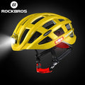 Capacete Ciclismo com Lanterna Profissional Masculino/Feminino RockBros