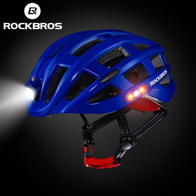 Capacete Ciclismo com Lanterna Profissional Masculino/Feminino RockBros