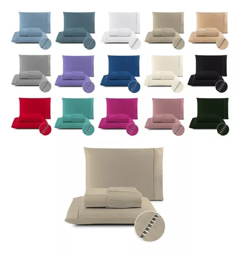 Jogo de Cama Queen 400 Fios Ponto Palito