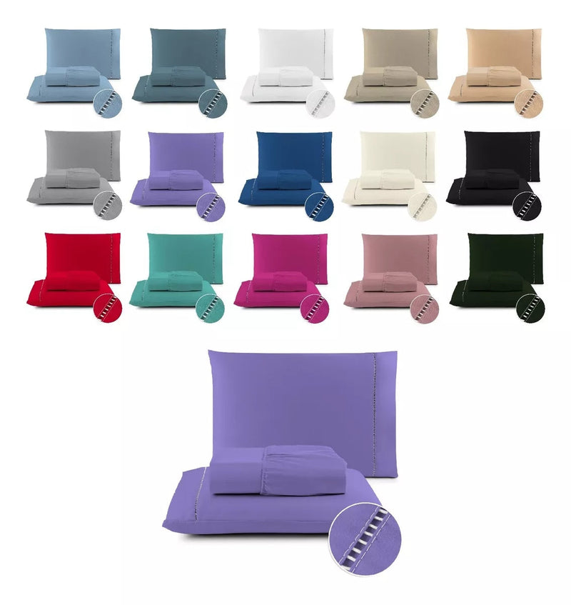 Jogo de Cama Queen 400 Fios Ponto Palito