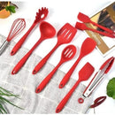 Kit 10 Peças de Utensílios Profissional de Silicone