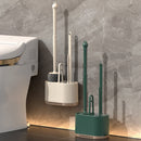 Kit 4 em 1 Escova Sanitária com Suporte de Parede – Escovas de Limpeza para Banheiro