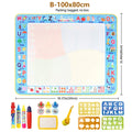 Tapete Mágico de Desenho com Água 100x80cm – Brinquedo Educativo Reutilizável com Canetas Mágicas para Crianças