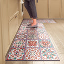 Tapete de Cozinha Estilo Azulejo – Antiderrapante, Impermeável e Fácil de Limpar