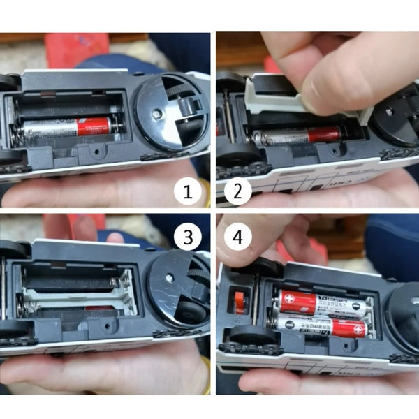 Trem Elétrico de Brinquedo Infantil com Luz e Som – Modelo de Alta Velocidade com 4 Vagões Educativo para Meninos e Meninas