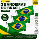 Bandeira do Brasil 150x90 Grande Copa do Mundo Jogos Seleção Torcida Resistente Premium