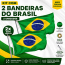 Bandeira do Brasil 150x90 Grande Copa do Mundo Jogos Seleção Torcida Resistente Premium