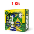 KIT TORCEDOR Combo de torcida para partida de futebol do mundo 2026 Brasil