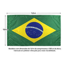 Bandeira Grande Do Brasil 180cm X 120cm Para Copa Do Mundo